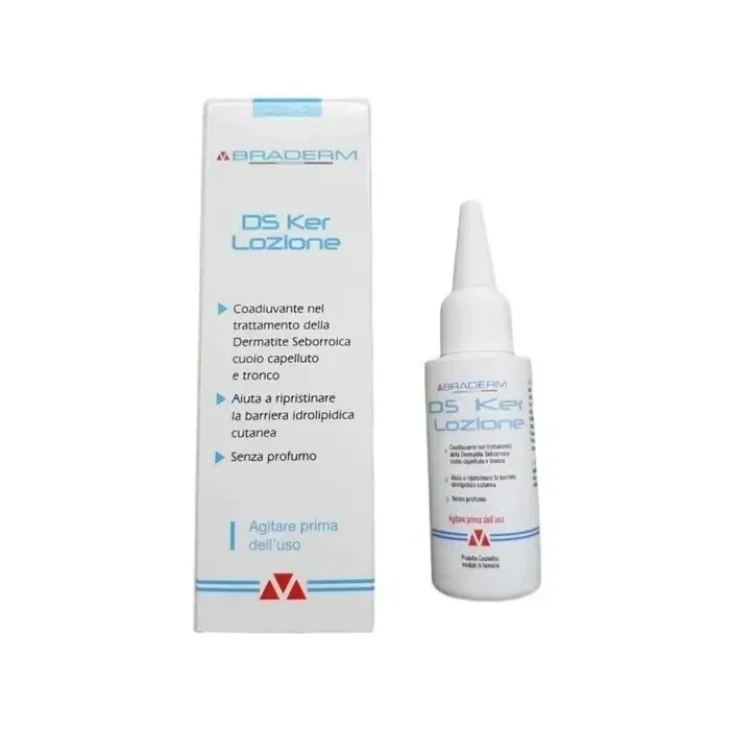 Braderm Ds Ker Lozione Trattamento Dermatologico Cuoio Capelluto 50 ml