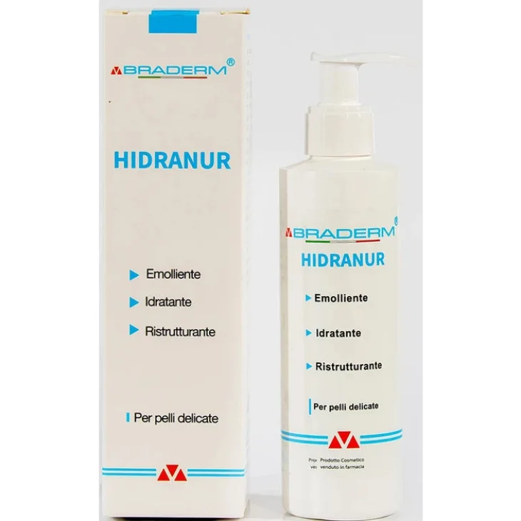 Braderm Hidranur Crema Idratante Emolliente Corpo 200 ml