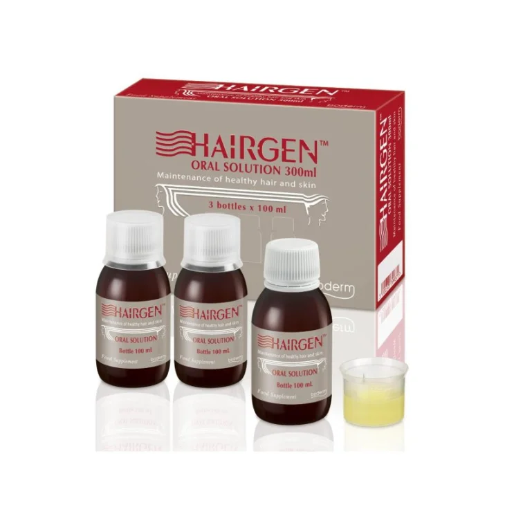 Logofarma Hairgen Integratore per Capelli e Pelle Soluzione Orale 3x100ml