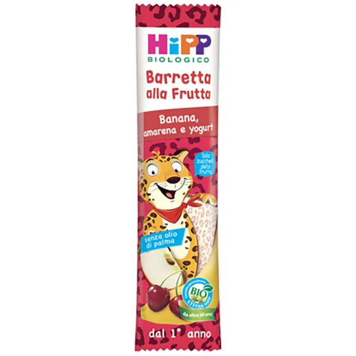 Hipp Bio Barretta alla Frutta Banana Amarena e Yogurt 23G