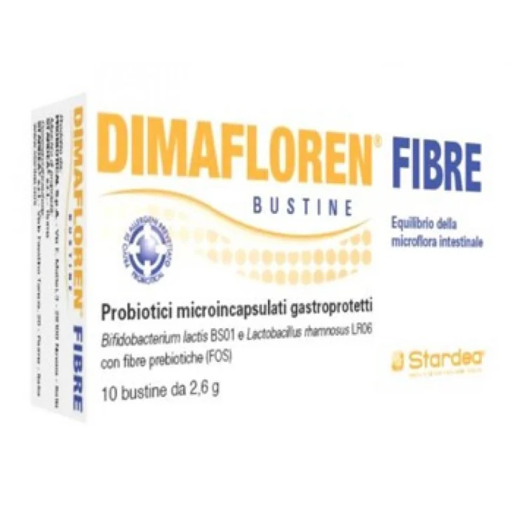 Stardea Dimafloren Fibre Integratore Alimentare di Fibra 10 Bustine