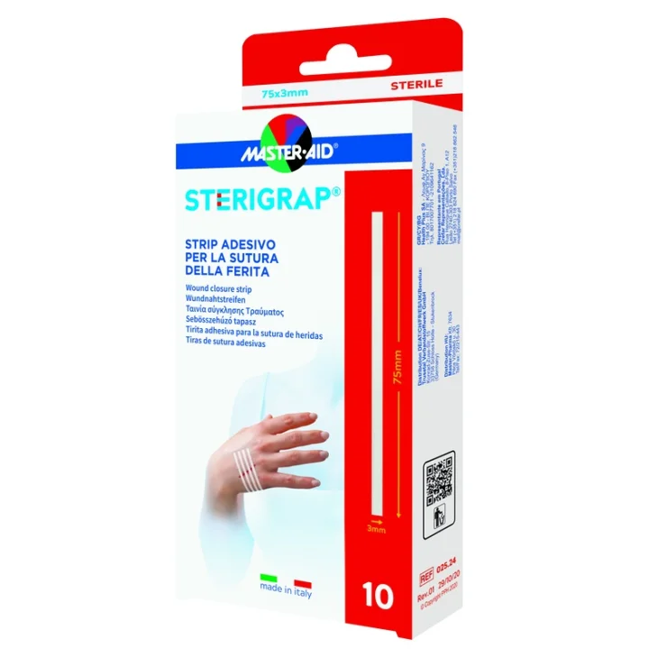 M-AID STERIGRAP STRIP AD75X3MM M-AID STERIGRAP STRIP AD75X3MM