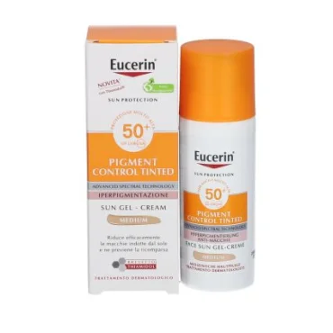 Eucerin Sun Pigment Control Tinted SPF 50+ Fotoprotettore Colorato ad Alta Protezione 50 ml