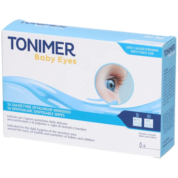 Tonimer Eyes Baby Salviettine Oftalmiche 16 pezzi Tonimer Eyes Baby Salviettine Oftalmiche 16 pezzi