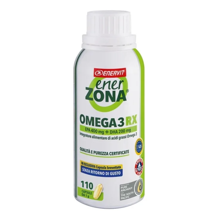 Enervit Enerzona Omega 3RX Integratore Acidi Grassi Omega 3 110 Capsule