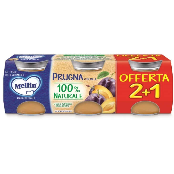 Mellin Omogeneizzato Prugna 3x100 g