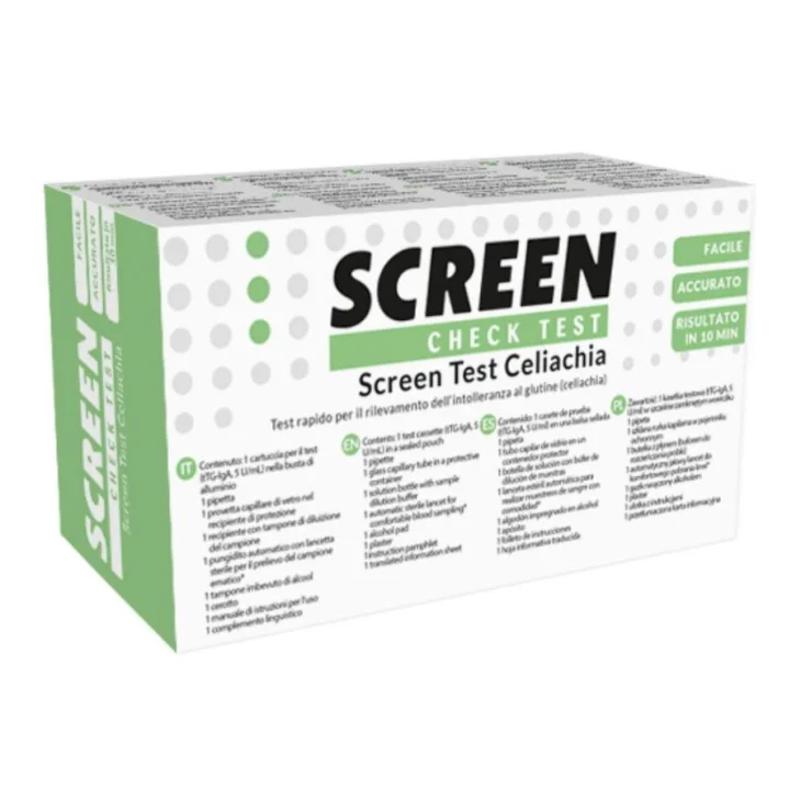 Screen Italia Screen Test per Celiachia Autotest Kit Diagnostico Rapido