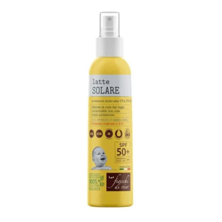 Fiocchi Di Riso Latte Solare Spf50+ Protezione Molto Alta Spray 140 Ml