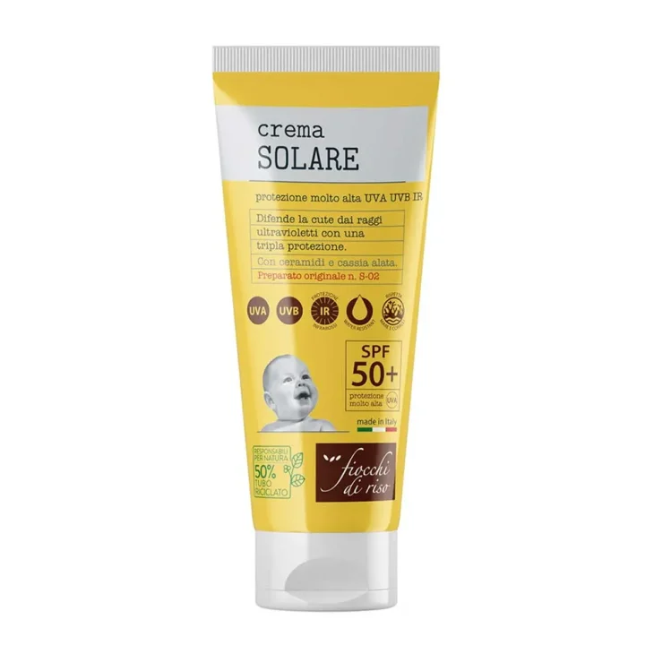 Fiocchi di Riso Crema Solare Bambini 50+ 100 ml