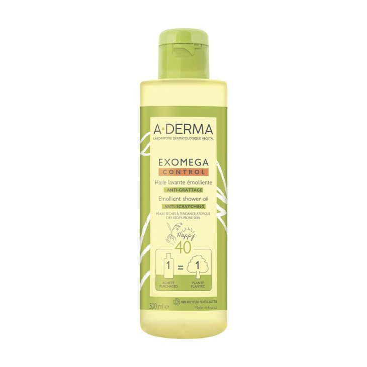 A-Derma Exomega Control Olio Lavante Emolliente Viso e Corpo 500 ml