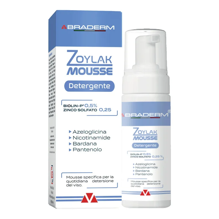 Zoylak Mousse Detergente Viso 100 ml