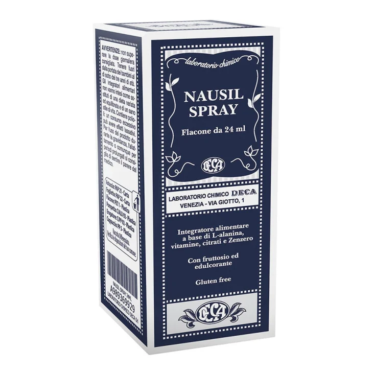 Nausil Spray Orale Integratore Anti-nausea E Digestivo 24 Ml Nausil Spray Orale Integratore Anti-nausea E Digestivo 24 Ml