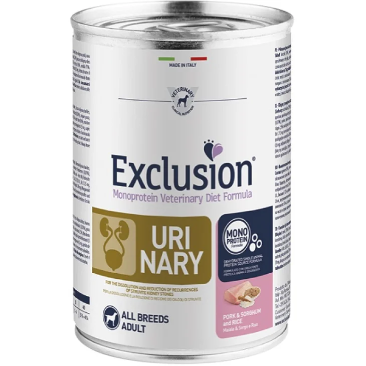 EXCLUSION URINARY PORK/SORGHUM