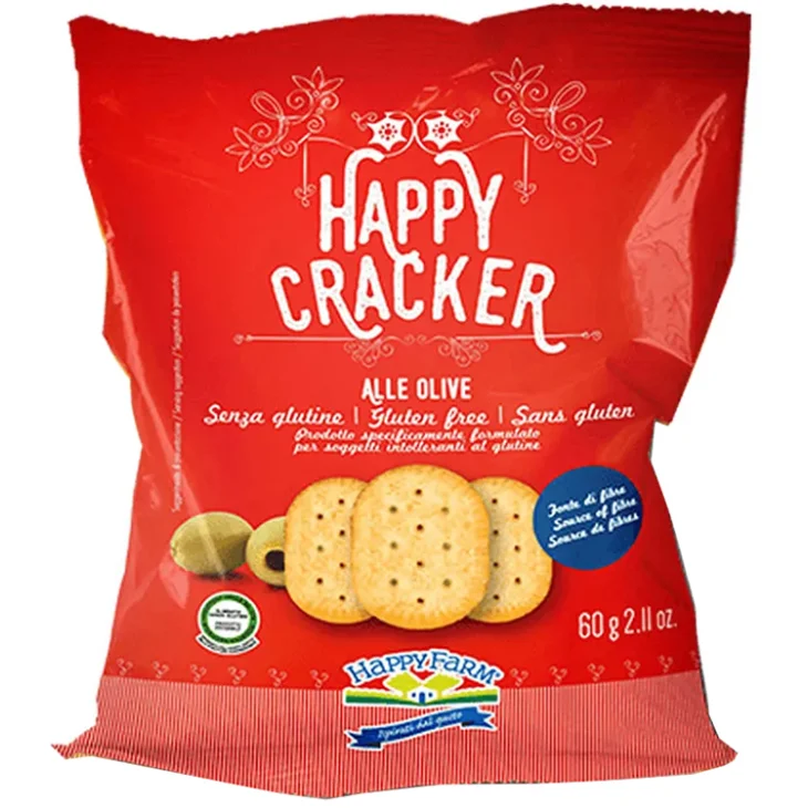 HAPPY FARM CRACKER OLIVE 60G