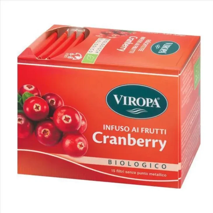 Viropa Cranberry Bio Infuso Ai Frutti Tisana Biologica 15 Bustine