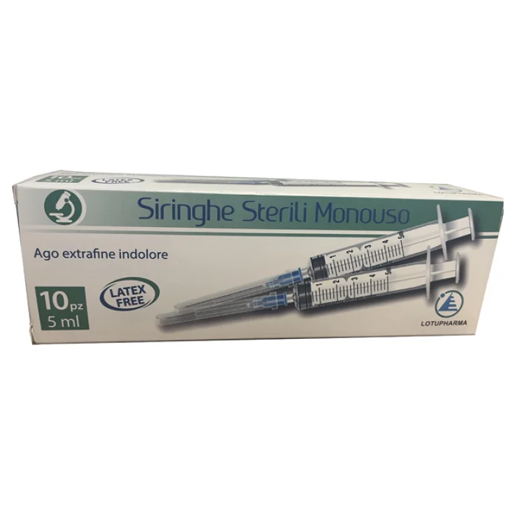 LOTUPHARMA SIRINGA 5ML 10PZ LOTUPHARMA SIRINGA 5ML 10PZ