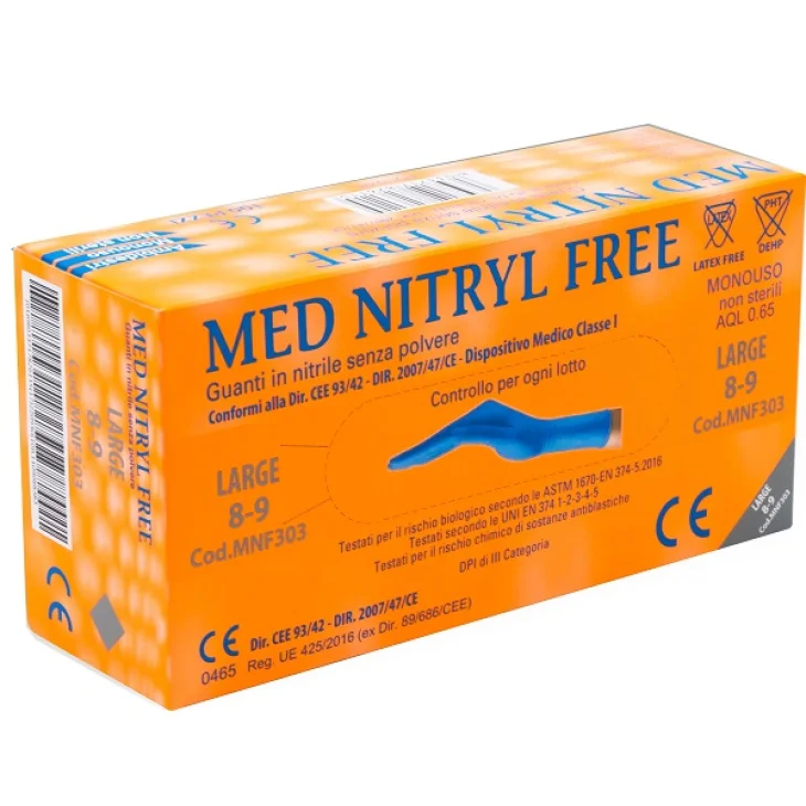 GUANTI NITRILE S/POLV L 100PZ GUANTI NITRILE S/POLV L 100PZ