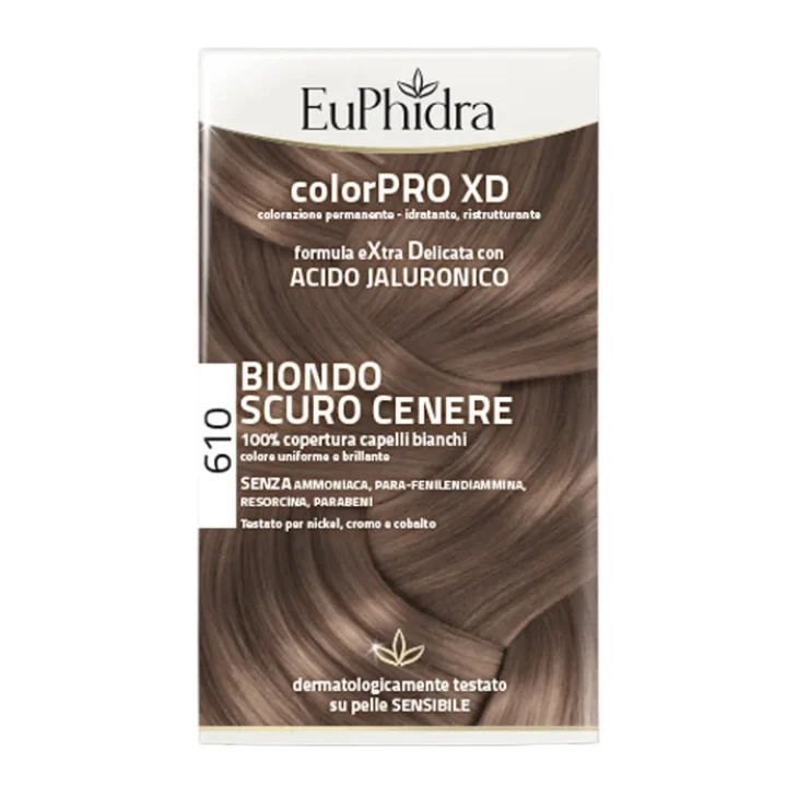 Euphidra Colorpro Xd Colorazione Permanente 610 Biondo Scuro Cenere