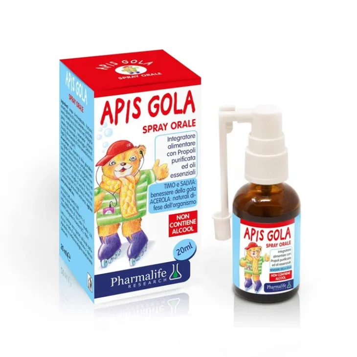 Pharmalife Research Apis Gola Bimbi Spray con Propoli 20 ml