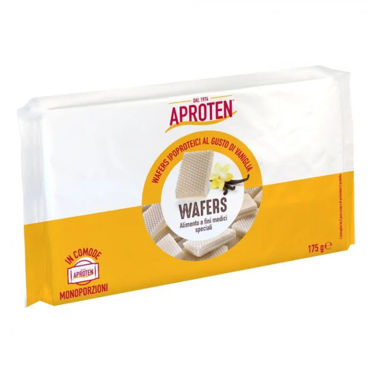Aproten Wafer Gusto Vaniglia Aproteico Alimento A Fini Medici Speciali 175 G