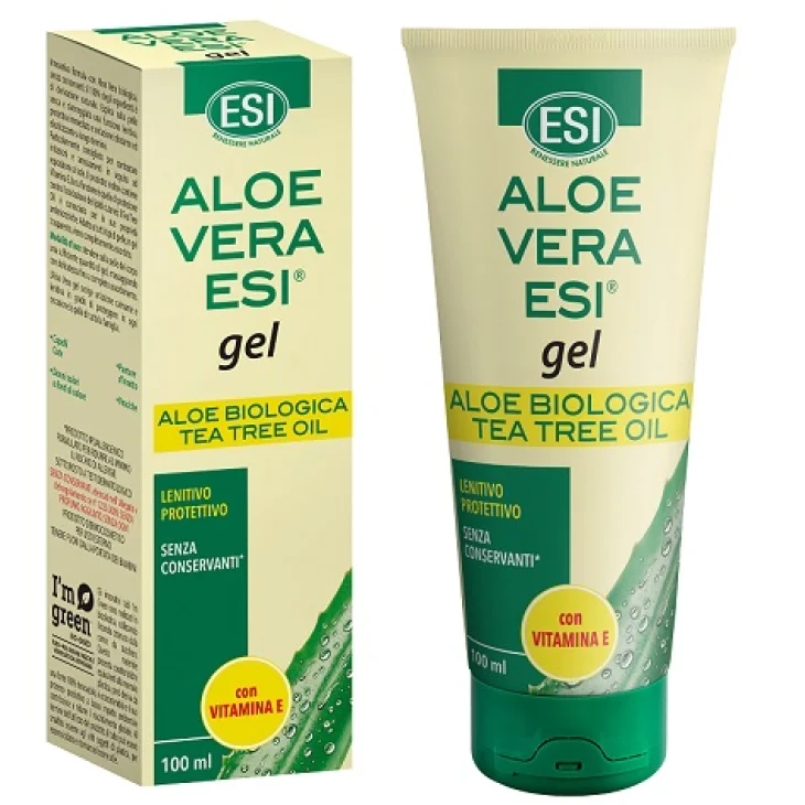 Esi Aloe Vera Gel Con Vitamina E + Tea Tree Oil 100 ml