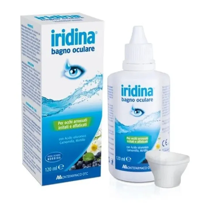 Iridina Bagno Oculare Soluzione Idratante Lenitiva Occhi Irritati 360 ml