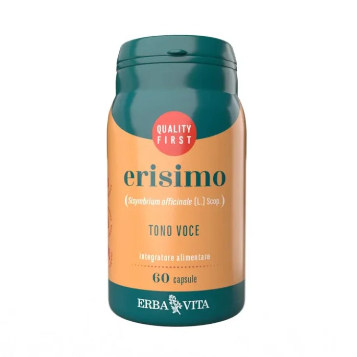 Erba Vita Erisimo Integratore per il Tono della Voce 60 Capsule Erba Vita Erisimo Integratore per il Tono della Voce 60 Capsule