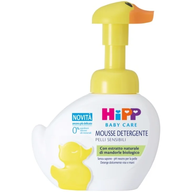 Hipp Baby Care Mousse Detergente Paperella Viso e Mani 250 ml