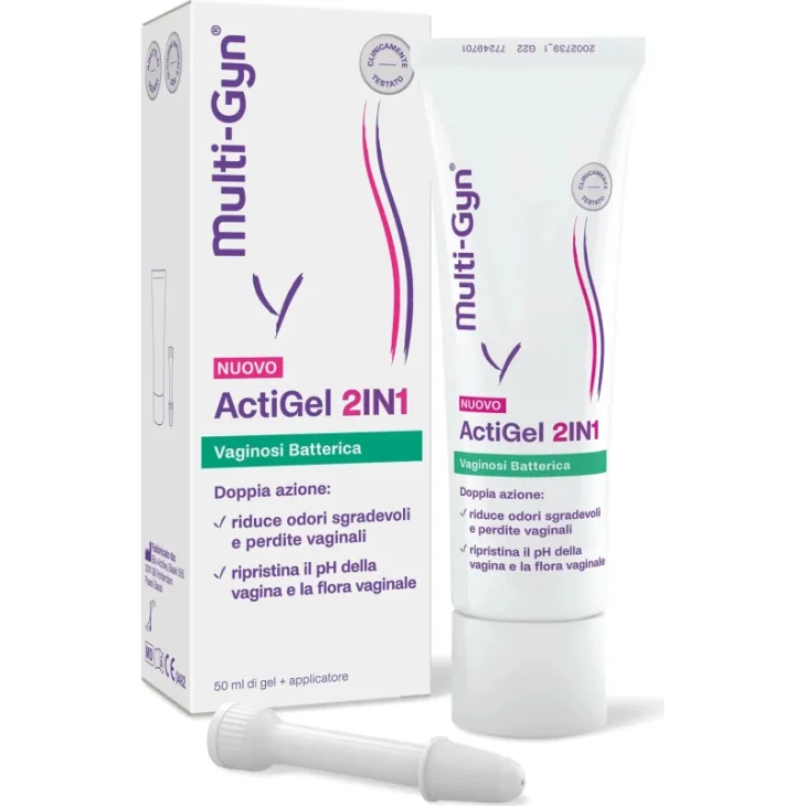 Multi-Gyn Actigel 2In1 Trattamento Vaginosi Batterica E Ripristino Ph 50 Ml