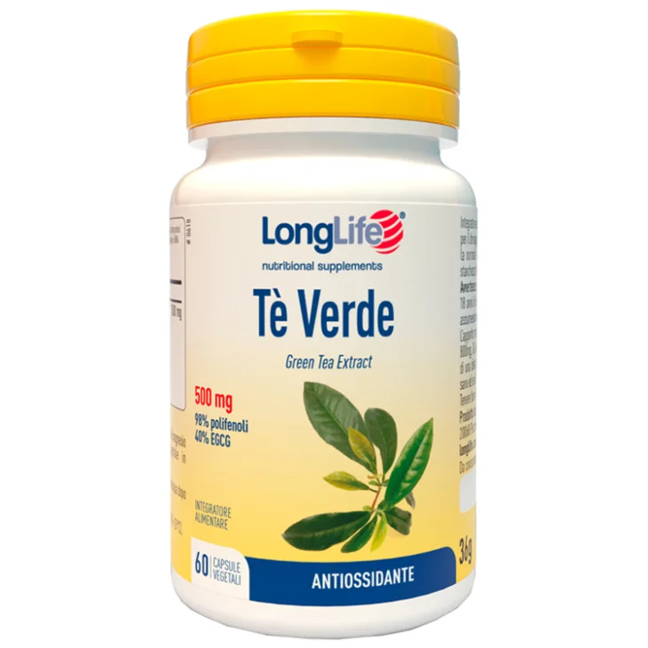 LONGLIFE TE' VERDE 500MG 60CPS