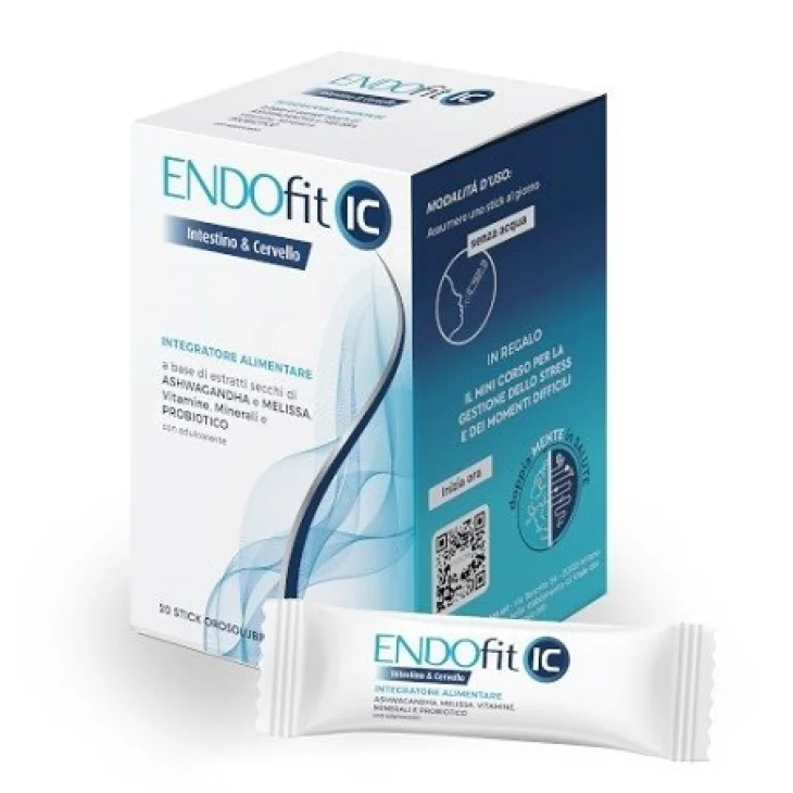 Endofit IC Integratore per Umore e Microbioma Asse Intestino-Cervello 20 Stick