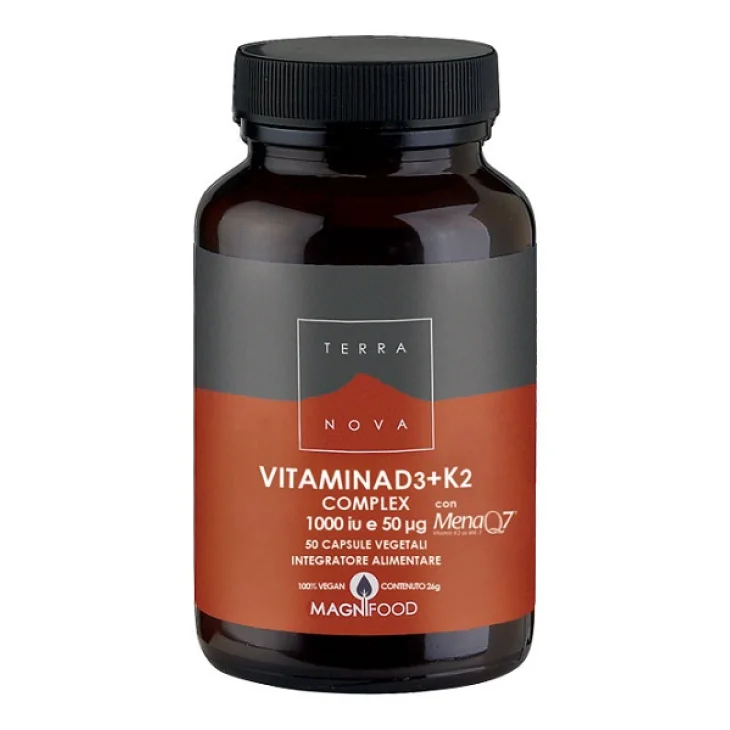 VITAMINA D3 + K2 50CPS TERRANO VITAMINA D3 + K2 50CPS TERRANO
