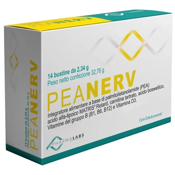Pharma Labs Peanerv Integratore Benessere Sistema Nervoso 14 bustine