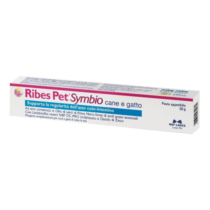 N.B.F. Lines Ribes Pet Symbio Mangime Complementare Cute e Intestino Cane e Gatto Pasta 30 grammi