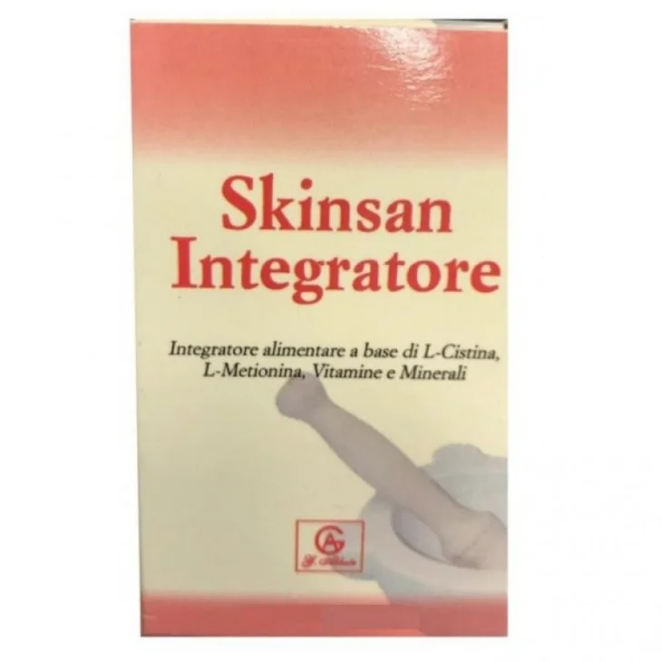 Skinsan Integratore di Vitamine e Minerali per Pelle Capelli e Unghie 50 Capsule