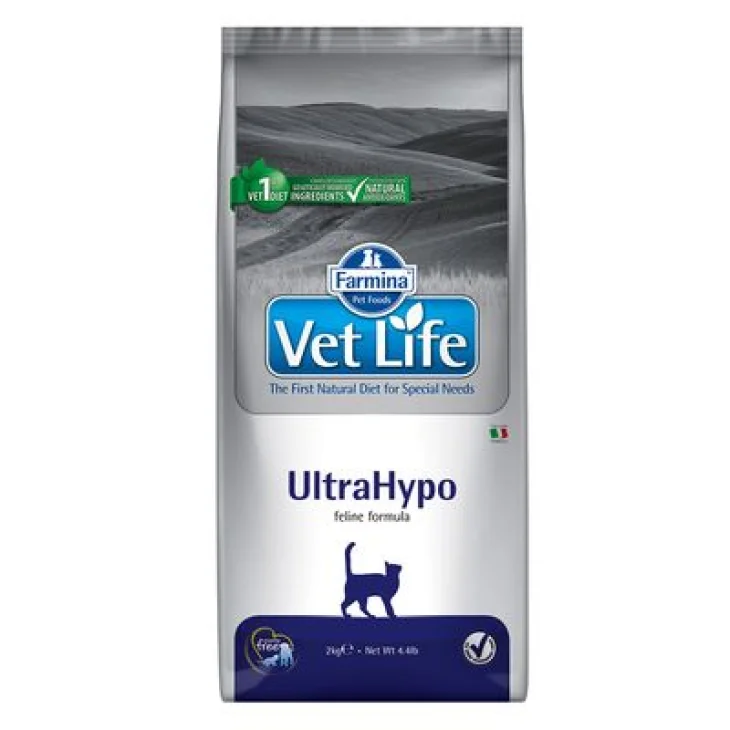 Farmina Vet Life UltraHypo Croccantini per gatti adulti 2 kg Farmina Vet Life UltraHypo Croccantini per gatti adulti 2 kg