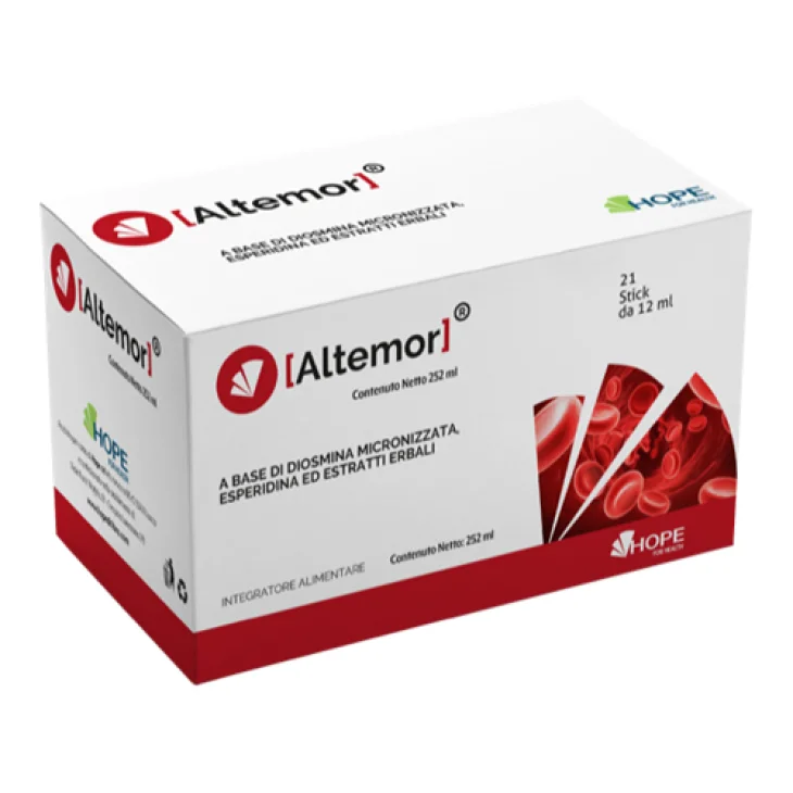 Altemor Integratore Alimentare Vasoprotettore 21 Stick 12 ml