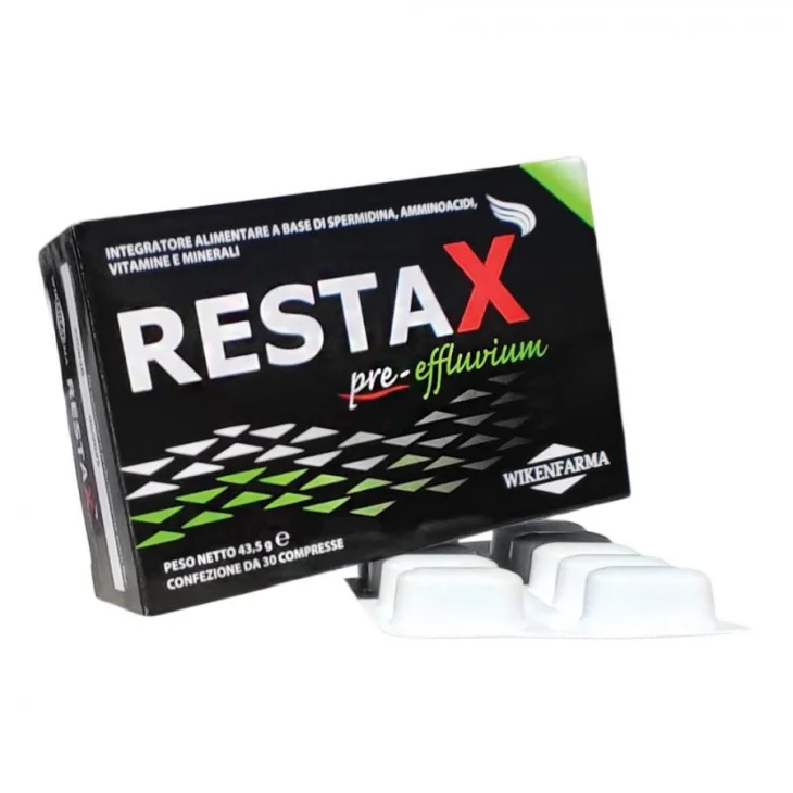 Restax Pre Effluvium Integratore Alimentare Anticaduta Capelli 30 Compresse