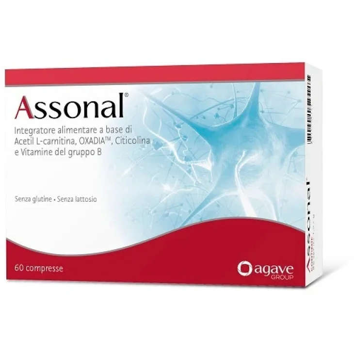 Assonal Integratore Sistema Nervoso con Acetil L Carnitina e Vitamine B 60 Compresse