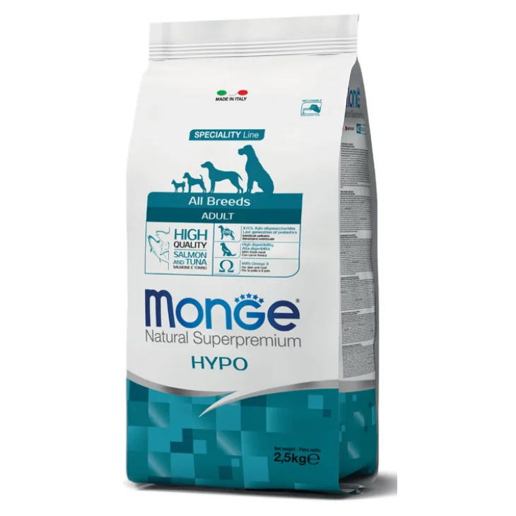 MONGE DOG HYPO SALM/TONNO 12 K