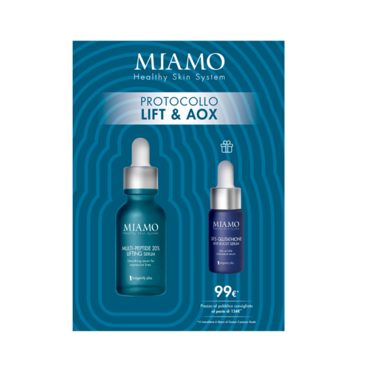 Miamo Cofanetto di bellezza Fill&Aox Multi-Peptide 20% Lifting Serum 30 ml + GF5-Glutathione Aox Booster Serum 10 ml