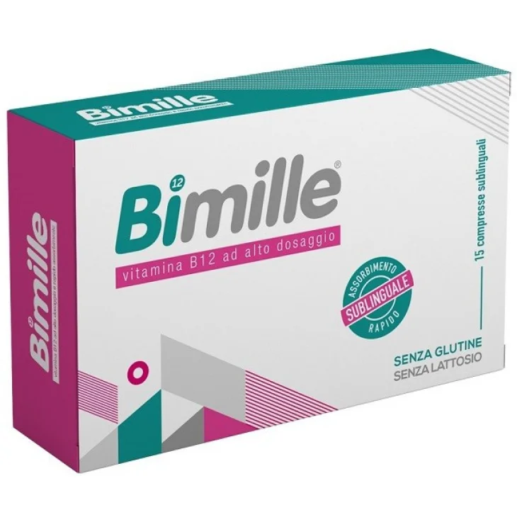 Ecosalute Bimille Integratore Vitamina B12 15 Compresse Sublinguali