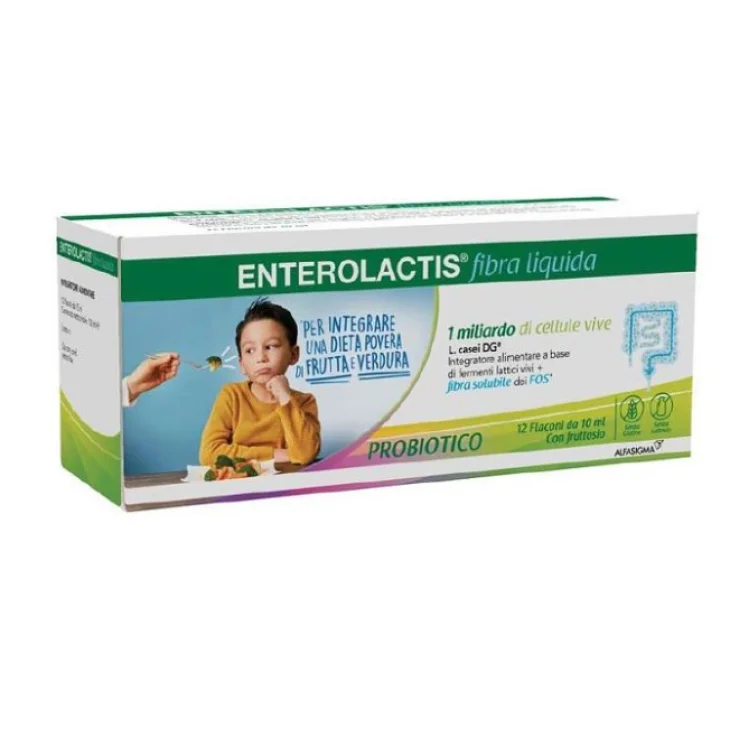 Enterolactis Fibra Liquida Confezione 12 Flaconcini