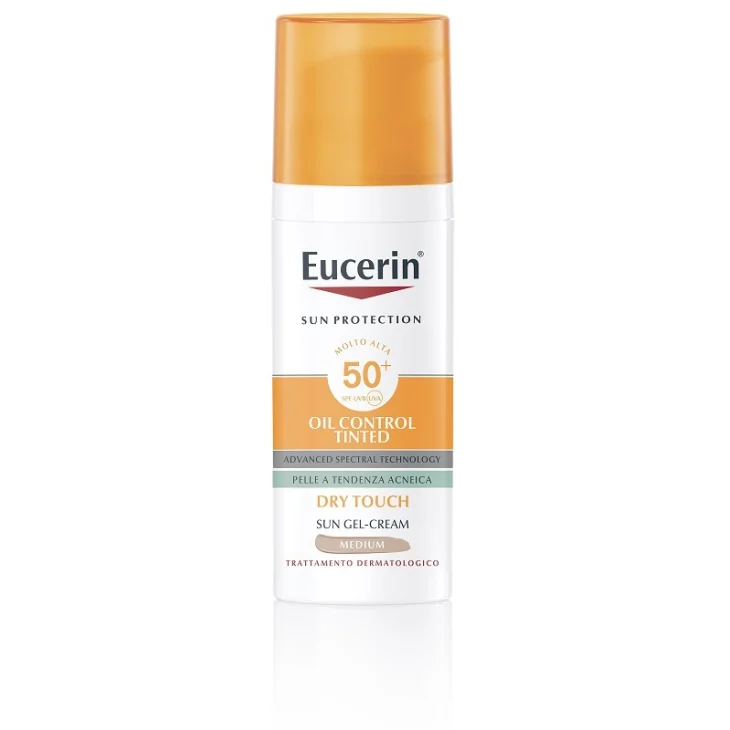 Eucerin Sun Oil Control Tinted Fotoprotettore Viso Colorato 50 ml
