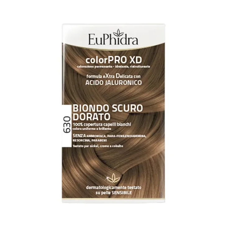 Euphidra Colorpro Xd Colorazione Permanente Per Capelli 630 Biondo Scuro Dorato