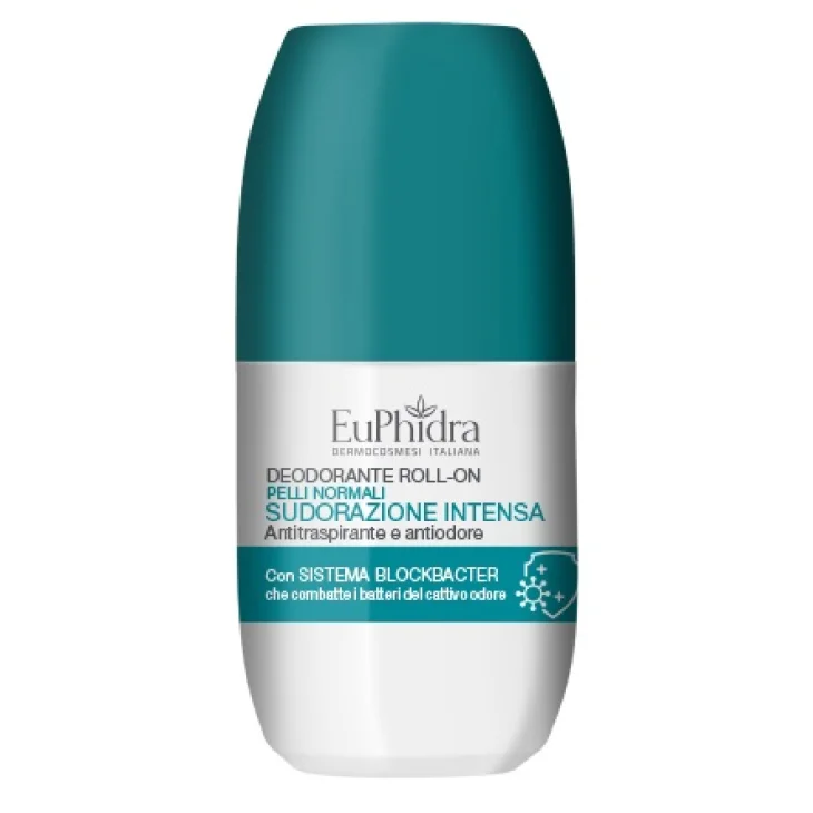 Euphidra Deo Roll On Deodorante per Sudorazione Intensa 50 ml