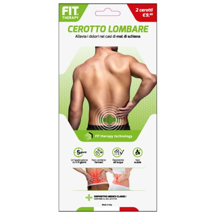 Fit Therapy Cerotto Lombare Sollievo Da Dolori E Contratture 2 Pezzi
