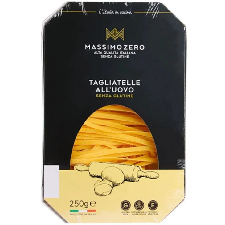 Massimo Zero Tagliolini all'Uovo Pasta Senza Glutine Cottura Veloce 250g