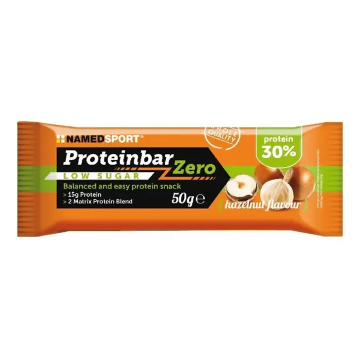 Named Sport Proteinbar Zero Nocciola Barretta Proteica 30% Proteine Ridotto Zucchero 50g Named Sport Proteinbar Zero Nocciola Barretta Proteica 30% Proteine Ridotto Zucchero 50g