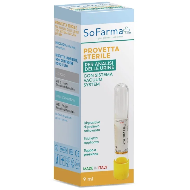 PROVETTA STER SOTTOVUOTO 9ML SF+ PROVETTA STER SOTTOVUOTO 9ML SF+